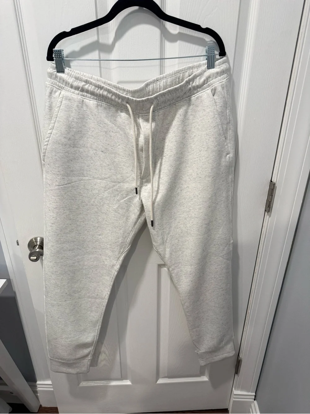 American Eagle Light Heather Gray Jogger Sweatpants